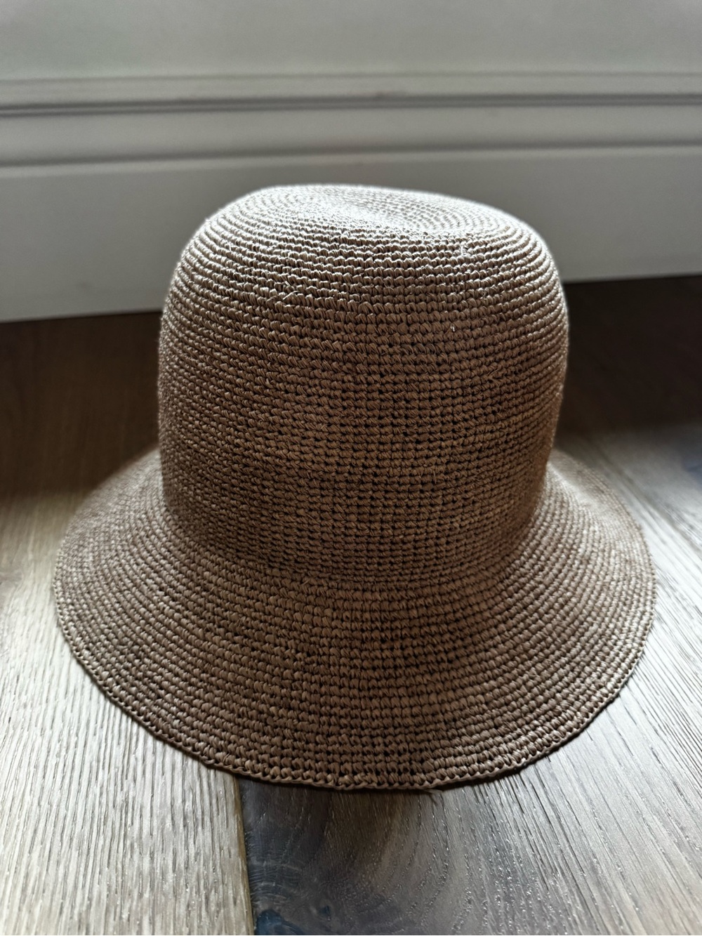 Aritzia Woven Bucket Hat - Brown